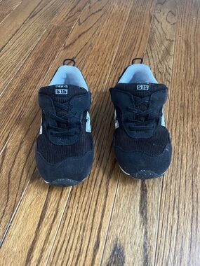 New Balance Kids 515 Black & White Sneakers